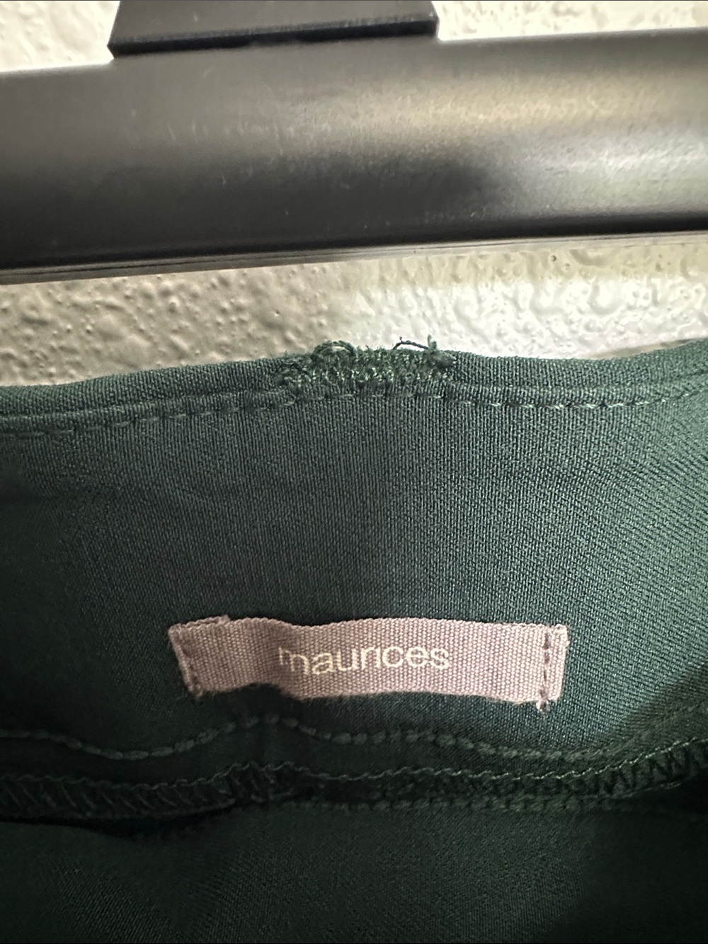Maurices Forest Green Dress Pants Size Large Regular - Picture 2 of 9